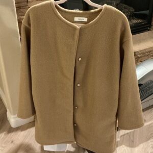 Tan Button-Up Coat
